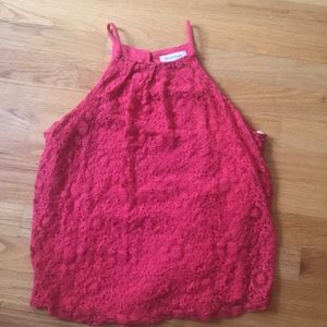 SOLD Lacy pink shirt